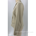 Casual Blazer Women's Off White Business Casual Blazer Supplier